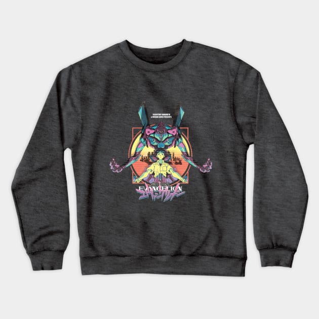 Evangelion Crewneck Sweatshirt by geeeeeeeeeeeek